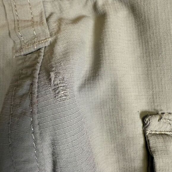 The North Face Womens Size 4 Long Pants Olive Green Drawstring Waist Pockets - Picture 6 of 9